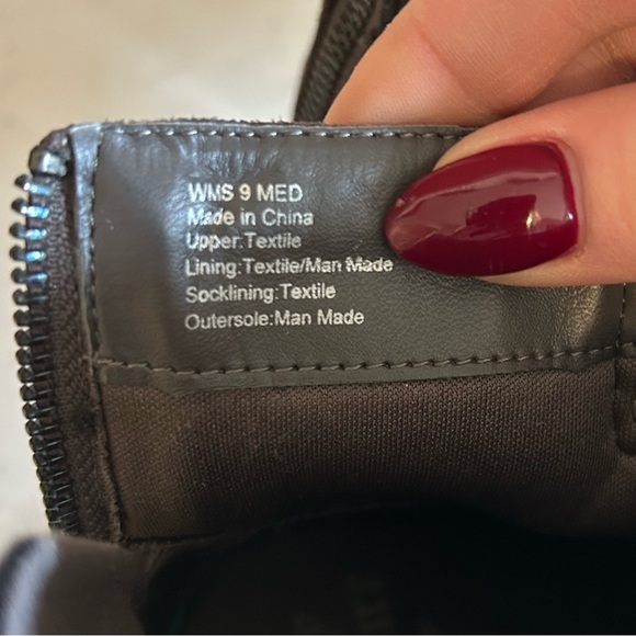 Juicy Couture Faux Suede & Knit Stacked Heel Ankle Boots - Picture 9 of 16